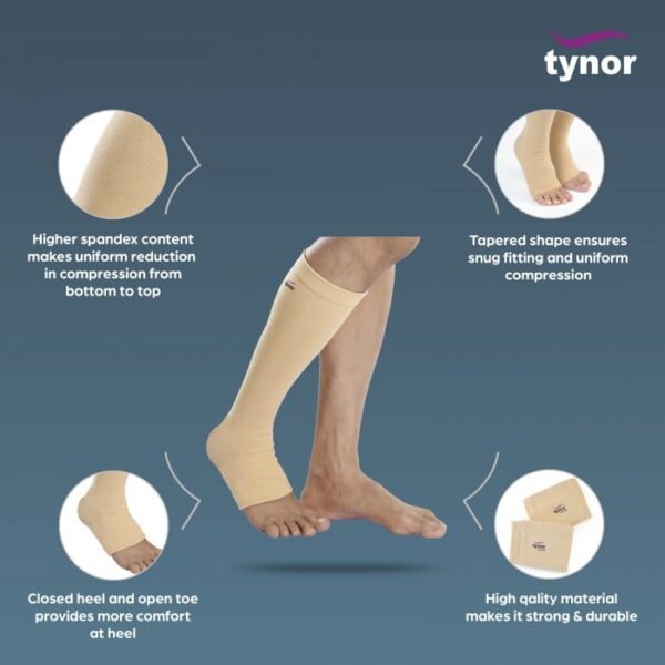 Tynor Below Knee Compression Stockings
